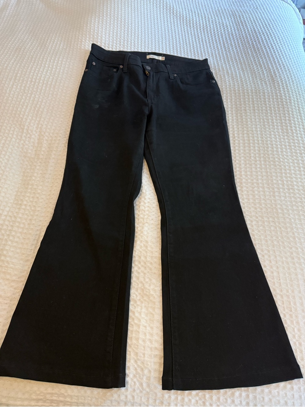 Women’s Levi’s 726 Black Flare Jeans - Classic Stretch Fit NWOT